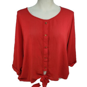 Forever 21 Red Blouse